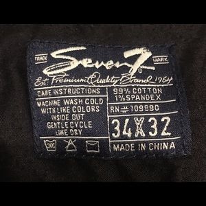 Seven7 Jeans - Men’s Seven 7 Skinny Jeans - 34 x 32 Seven7 Jeans - Men’s Seven 7 Skinny Jeans - 34 x 32